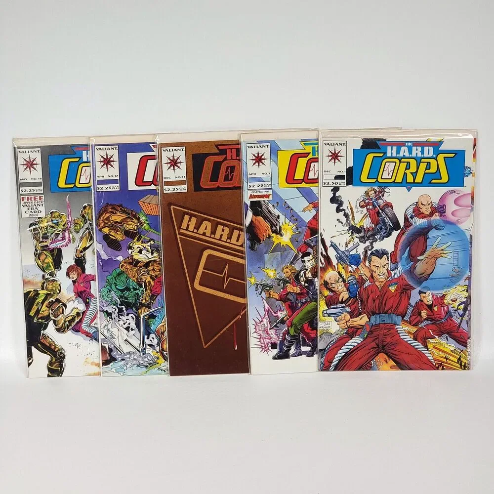 5 Book Lot‎ HARD Corps 1A, 5A, 13, 17, 18 Lee Layton | Valiant Comics Vol 1 1994